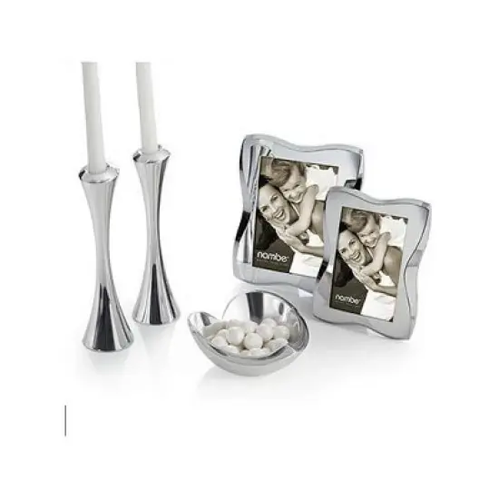 Nambe Amore Mini Alloy Heart Bowl, Silver,4.5" L x 3" H image {4}