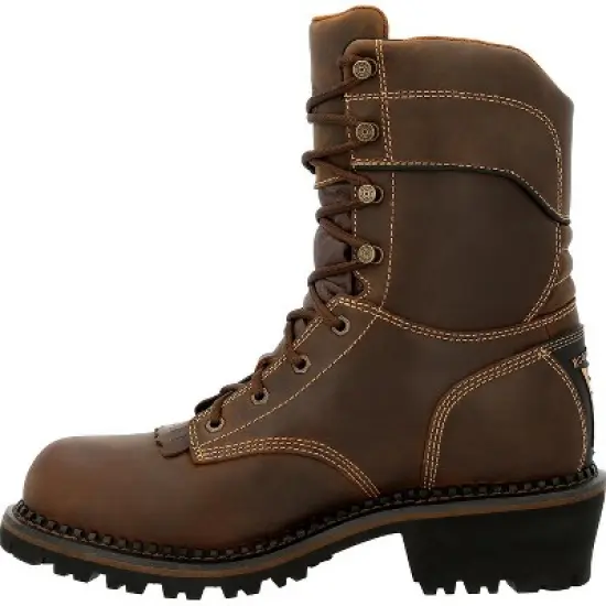 Men's Georgia Boot AMP LT Logger Composite Toe Insulated Waterproof Work Boot image {4}