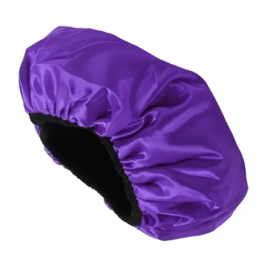 Unique Bargains Women Durable Solid Color Shower Cap 1 Pc image {8}