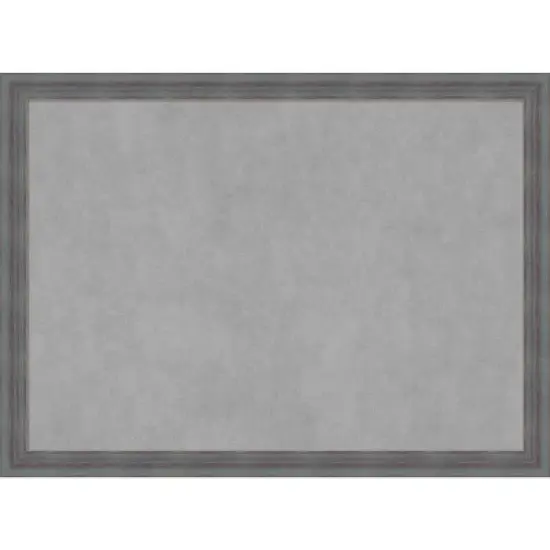 Amanti Art Dixie Grey Rustic Wood Framed Magnetic Board image {6}