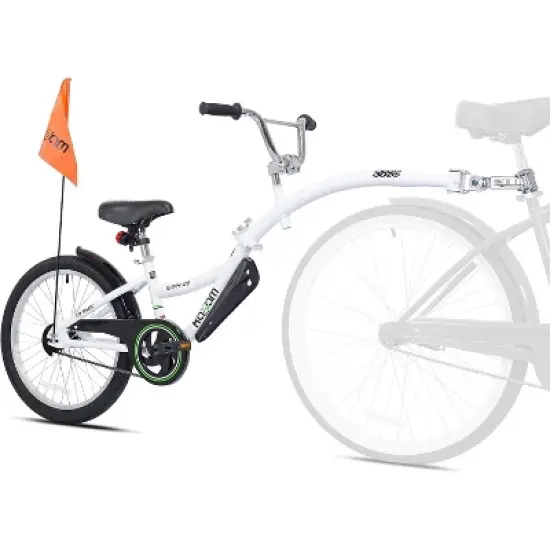 KaZAM Co-Pilot Bike Trailer - 20 Inch Bike Trailer w/ Adjustable BMX Stem & Handlebar - Lightweight Aluminum Frame - Perfect for Family Rides image {10}