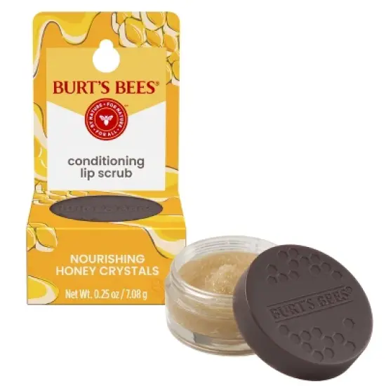 Burt's Bees Natural Conditioning Lip Scrub with Exfoliating Honey Crystals - 0.25oz image {11}