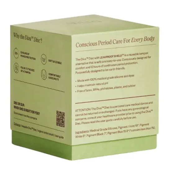 Divacup Disc Reusable Menstrual Disc image {3}