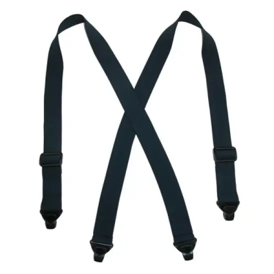 CTM Men's Elastic Plastic Clip-End TSA Compliant Airport Suspenders image {5}