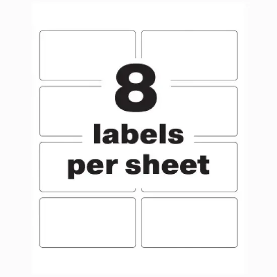 Avery PermaTrack Destructible Asset Tag Labels, 2" x 3-3/4", 64 Asset Tags (60539) image {5}