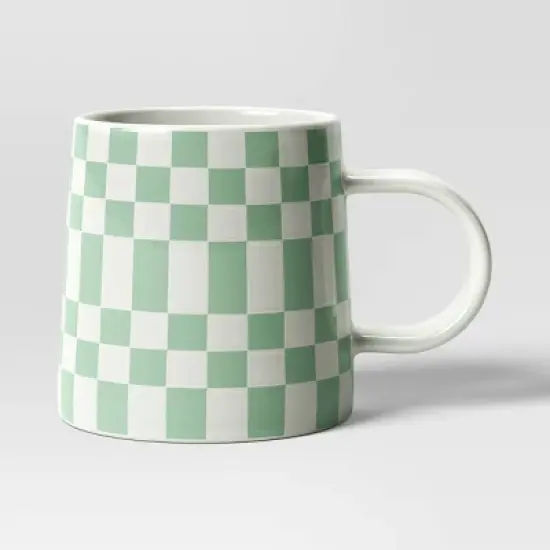 16oz Stoneware Checkerboard Mug - Room Essentials&trade; image {4}