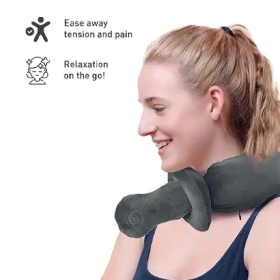 On-the-Go Travel Kit &ndash; Triple-Head Electric Toothbrush, Purtag Tracker, Portable Neck & Shoulder Massaging Wrap image {3}