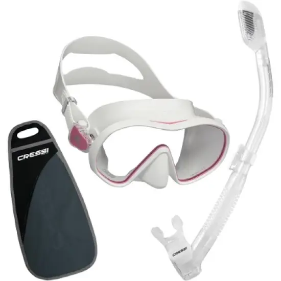 Cressi F-Dual Mask and Supernova Dry Snorkel image {3}