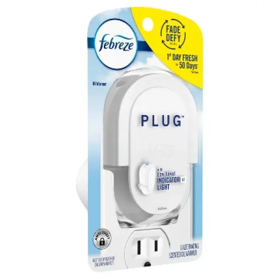 Febreze Odor-Fighting Fade Defy Plug Air Freshener - Warmer Device image {8}