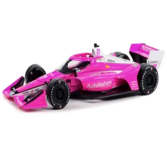 Dallara IndyCar #27 "AutoNation" Andretti Autosport "NTT IndyCar Series" (2023) 1/18 Diecast Model Car by Greenlight image {1}