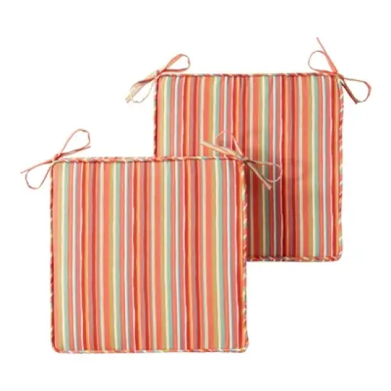 Kensington Garden 2pc 18" Square Outdoor Chair Pad image {30}