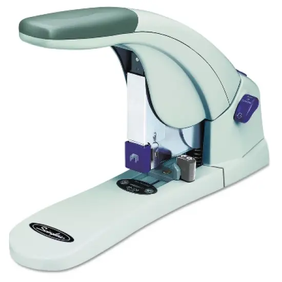 Swingline LightTouch Heavy-Duty Stapler Full Strip 120-Sheet Capacity Black/Gray 90010 image {5}