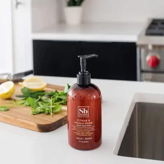 SoapBox Citrus & Peach Rose Reviving Moisture Liquid Hand Soap - 12 fl oz/3pk image {3}