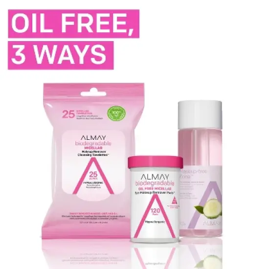 Almay Oil Free Micellar Eye Makeup Remover Pads image {6}