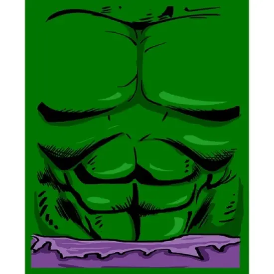 Men's Marvel Halloween Hulk Classic Costume T-Shirt image {1}