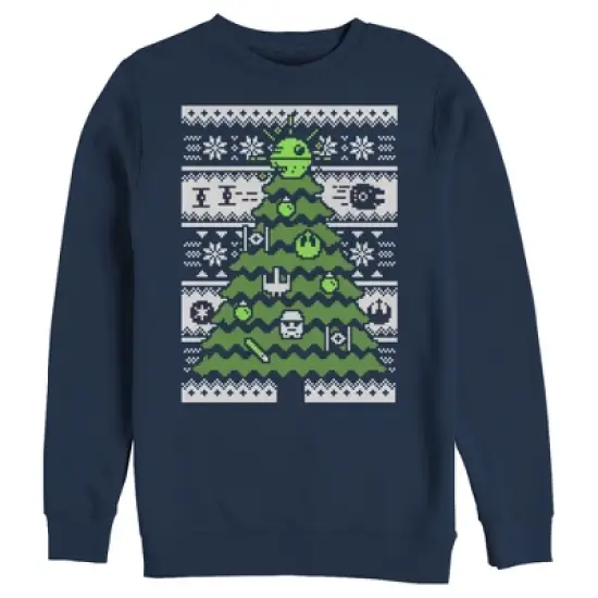Men's Star Wars Ugly Sweater Christmas Tree Sweatshirt image {2}