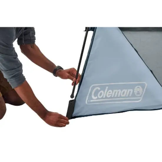Coleman 10'x10' Skyshade Screendome Shelter - Blue Lights image {2}