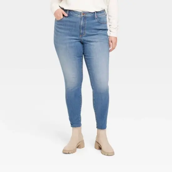 Women's High-Rise Skinny Jeans - Universal Thread&trade; Medium Wash image {7}