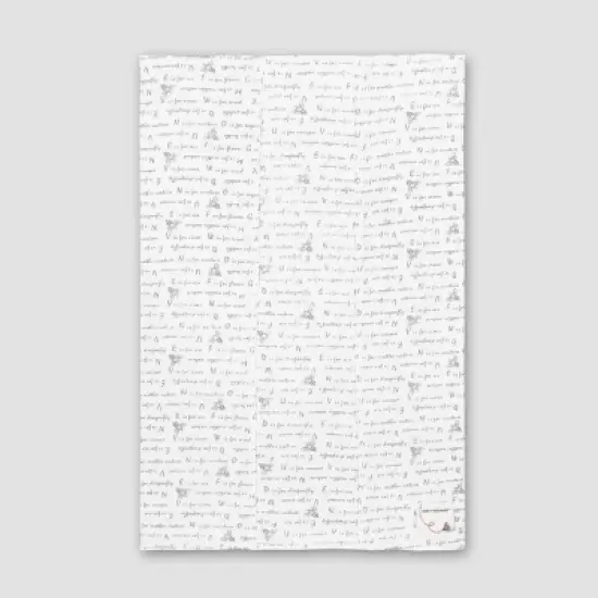 Burt's Bees Baby&reg; Organic Cotton 5pk Solid/Print Burp Cloth Set - Heather Gray image {4}