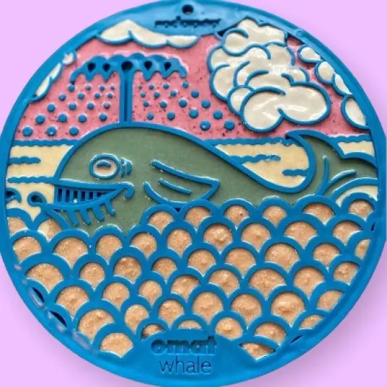 Whale Design eMat Enrichment Lick Mat With Suction Cups image {5}