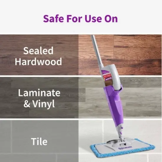 Rejuvenate Click n Clean Multi-Surface Floor Spray Mop System image {11}