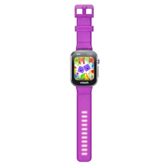 VTech KidiZoom Smartwatch DX4 - Purple: Sensory Development, Teaching Aid, No Assembly Required image {2}