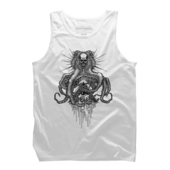 Men's Design By Humans Winya No. 89 By Winya Tank Top image {6}