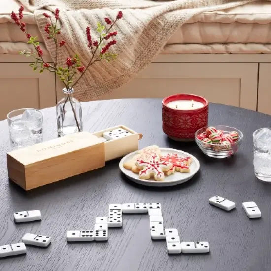 Dominoes Game Set 28pc - Hearth & Hand&trade; with Magnolia image {1}