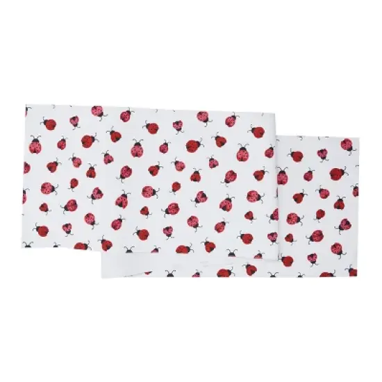 C&F Home Ladybug Pattern Spring Table Runner 14" x 72" image {4}