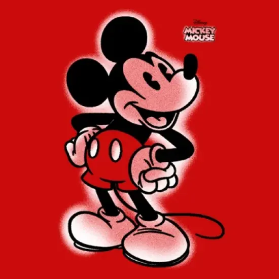 Boy's Disney Mickey Mouse Retro Airbrushed T-Shirt image {1}