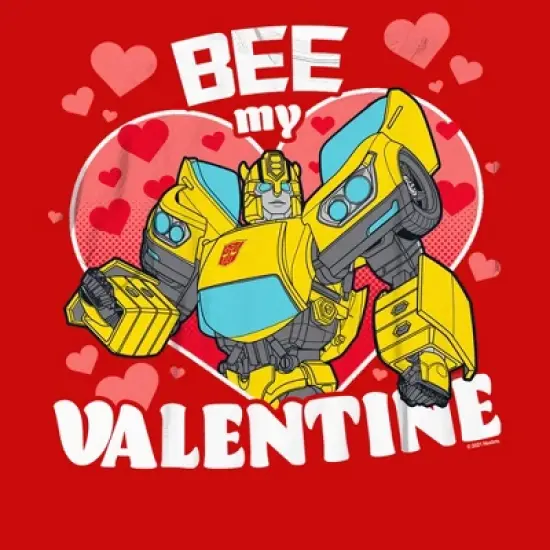 Boy's Transformers Bumblebee Bee My Valentine T-Shirt image {1}