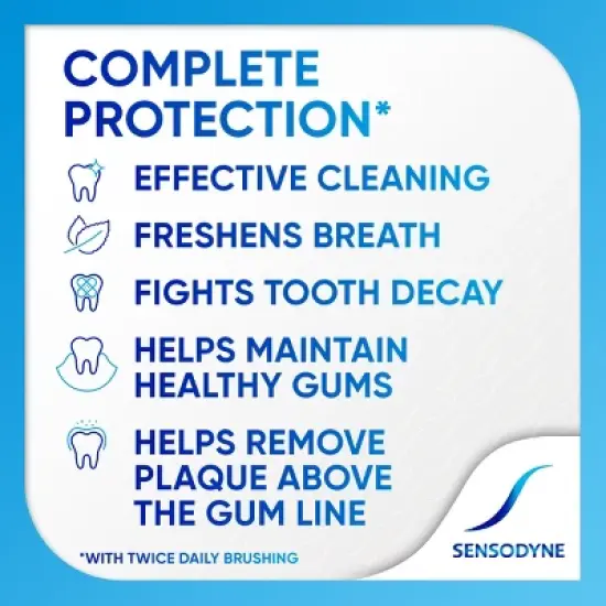 Sensodyne Complete Protection Extra Fresh 2pk Toothpaste image {4}