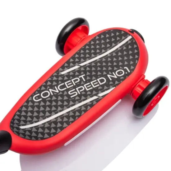 DSVIMOY 2-in-1 Three-Wheel Balance Bike, Toy for kids, Indoor Outdoor Toddler Bike, Balance Bike 3-6 Year Old,  Red, 24.8"*12.2"*27.2" image {4}