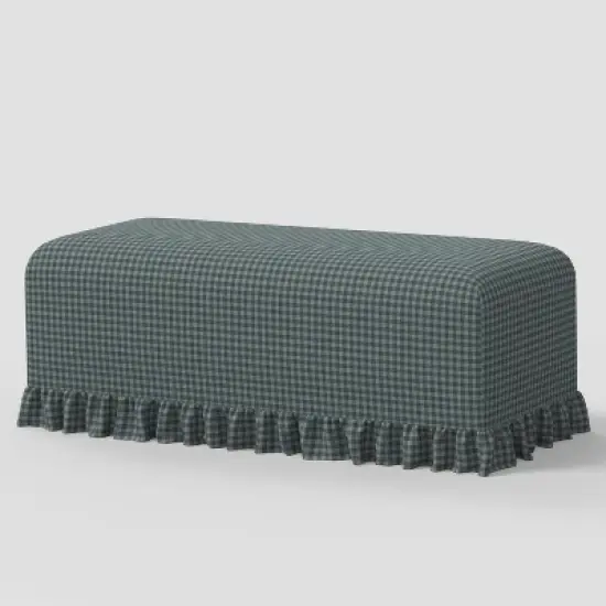 Ruffle Slipcover Dining Bench - Threshold&trade; designed with Studio McGee image {14}