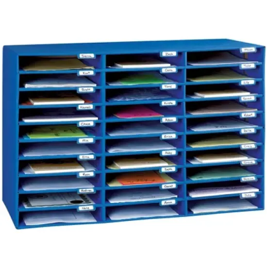 Classroom Keepers 30 Slot Mailbox, 31-5/8 x 12-3/4 x 21 Inches image {1}