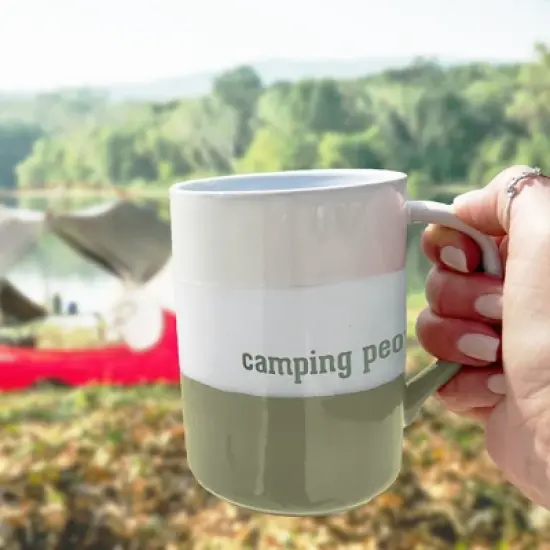 Pavilion Gift Company - Camping People - 18 oz Mug - Drinkware image {1}