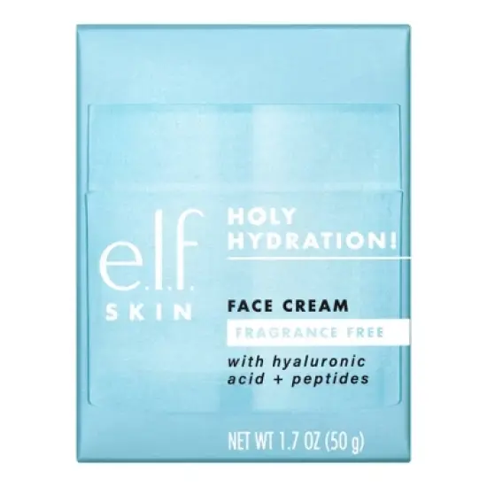 e.l.f. Holy Hydration Face Cream Fragrance Free - 1.8oz image {7}
