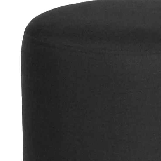 Emma and Oliver Upholstered Round Ottoman Pouf image {3}