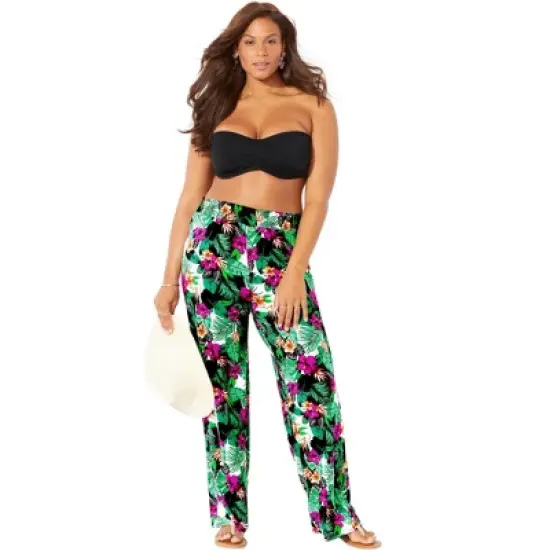 Swimsuits for All Women&rsquo;s Plus Size Dena Beach Pant Cover Up image {5}