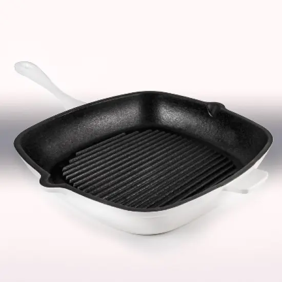 BergHOFF Neo 2Pc Cast Iron Cookware Set, 10" Fry Pan & 11" Grill Pan image {2}