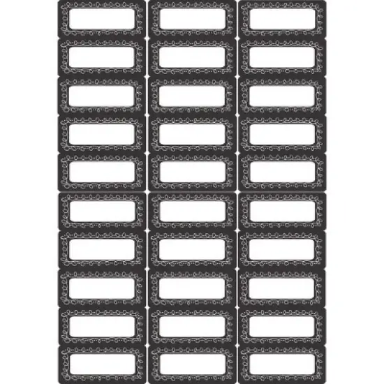 Ashley Productions&reg; Die-Cut Magnetic Foam Chalk Loop Labels/Nameplates, 30 Pieces image {1}