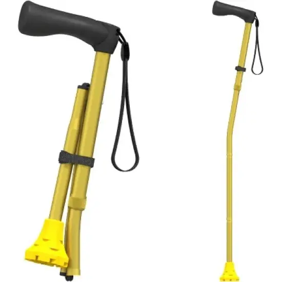 Boersma Folding Cane,Designed for Stability and Balance,Folding and Adjustable Walking Cane, Heavy Duty, Travel-Friendly and Stylish,Men & Women image {8}