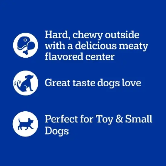 Pedigree JUMBONE Real Beef Flavor Mini Dental Dog Treats - 21oz image {4}
