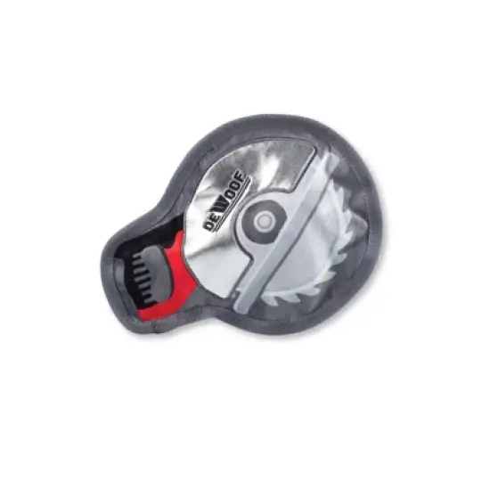 Pet Shop by Fringe Studio Gray Plush Watch Your Fingers Dog Toy 1 pk image {1}