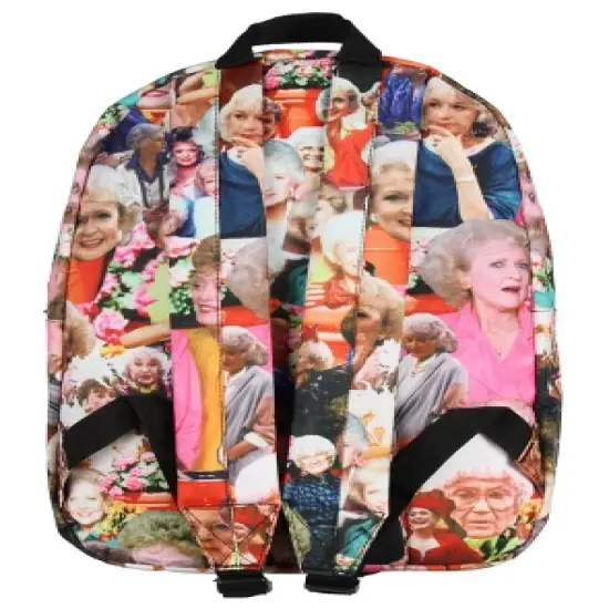 The Golden Girls Expressions Photo Collage Sublimated Laptop Backpack School Bag Multicoloured image {1}