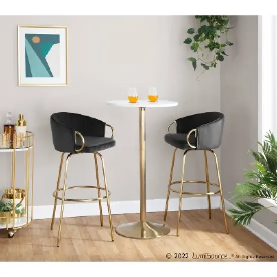 Set of 2 Claire Barstools - LumiSource
 image {9}