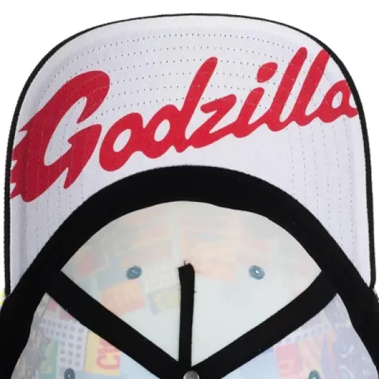 Godzilla Cityscape Monsters Cartoon All Over Print Snapback Hat for Men image {4}