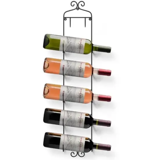 Sorbus Wall Mounted Wine Bottle Rack image {10}