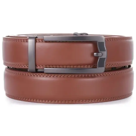 Mio Marino | Men's Horseshoe Leather Ratchet Belt image {8}
