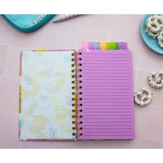 Silver Buffalo Care Bears Rainbows 5-Tab Spiral Notebook With 75 Sheets image {3}